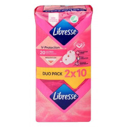 Egészségügyi betét, ultra normál, szárnyas, 2X10 db, LIBRESSE Egészségügyi betét, ultra normál, szárnyas, 2X10 db, LIBRESSE