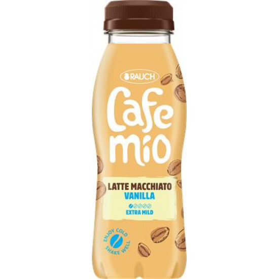 Kávés tejital, 0,25l, RAUCH "Cafemio Latte Macchiato Vanilla", extra mild