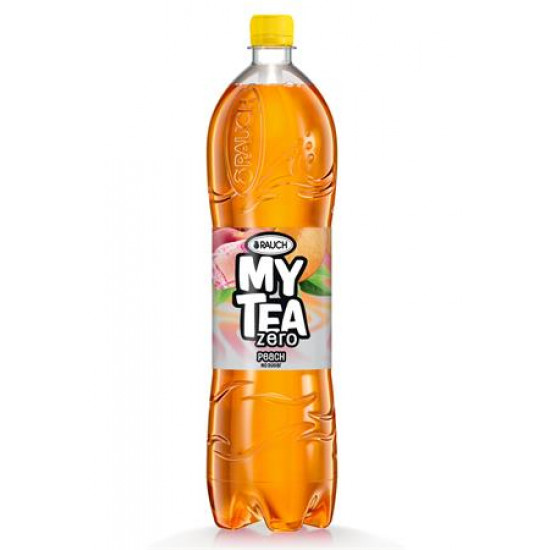 Üdítőital, szénsavmentes, cukormentes, 1,5 l, RAUCH "Mytea ZERO", őszibarack