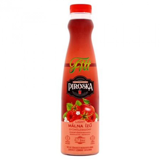 Szörp, light, 0,7 l, PIROSKA "Fitt", málna