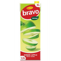 Gyümölcsital, 12%, 1,5 l, RAUCH "Bravo", zöld alma