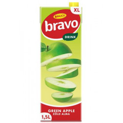 Gyümölcsital, 12%, 1,5 l, RAUCH "Bravo", zöld alma Gyümölcsital, 12%, 1,5 l, RAUCH "Bravo", zöld alma
