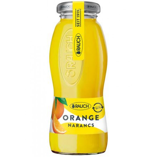 Üdítőital, 50%, szénsavmentes, 0,2 l, RAUCH "Prémium", narancs