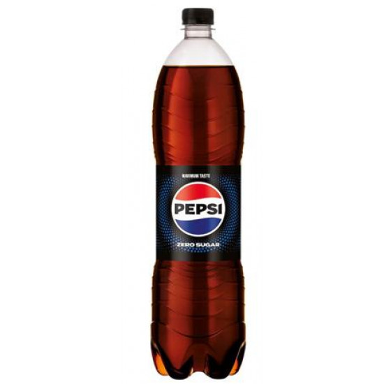 Üdítőital, szénsavas, 1,5 l, PEPSI "Cola Zero"