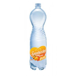 Ásványvíz, ízesített, SZENTKIRÁLYI, 1,5 l, "Egy csepp gyümölcs", mangó