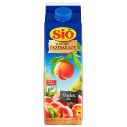 Gyümölcsital, 20%, 1 l, SIÓ, őszibarack