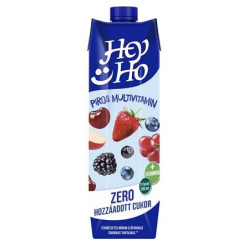 Gyümölcsital, 20%, cukormentes, 1 l, RAUCH "Hey-Ho ZERO", piros multivitamin