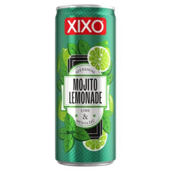 Üdítőital, szénsavas, 250 ml, XIXO "Mojito Lemonade", lime és menta Üdítőital, szénsavas, 250 ml, XIXO "Mojito Lemonade", lime és menta