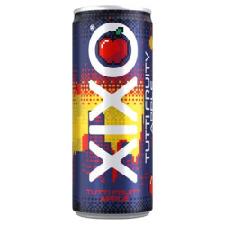 Üdítőital, szénsavas, 250 ml, XIXO "Tutti Fruity", alma