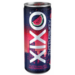 Üdítőital, szénsavas, 250 ml, XIXO "Tutti Fruity", görögdinnye