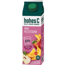 Gyümölcslé, 100%, 1l, HOHES C "Mild", multivitamin Gyümölcslé, 100%, 1l, HOHES C "Mild", multivitamin