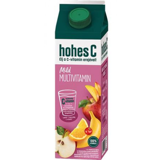 Gyümölcslé, 100%, 1l, HOHES C "Mild", multivitamin