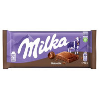 Táblás csokoládé, 90 g, MILKA "Noisette" Táblás csokoládé, 90 g, MILKA "Noisette"
