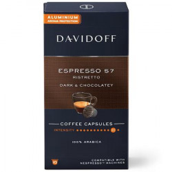 Kávékapszula, 10 db, DAVIDOFF "Espresso 57" Kávékapszula, 10 db, DAVIDOFF "Espresso 57"