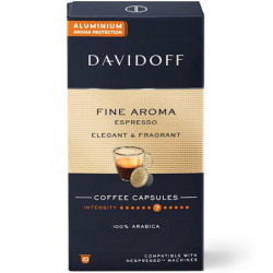 Kávékapszula, 10 db, DAVIDOFF "Fine Aroma" Kávékapszula, 10 db, DAVIDOFF "Fine Aroma"