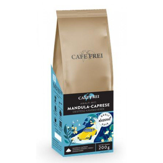 Kávé, pörkölt, őrölt, 200 g, CAFE FREI "Amalfi Mio", mandula-caprese