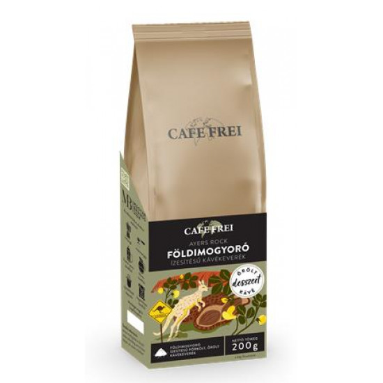 Kávé, pörkölt, őrölt, 200 g, CAFE FREI "Ayers Rock", földimogyoró
