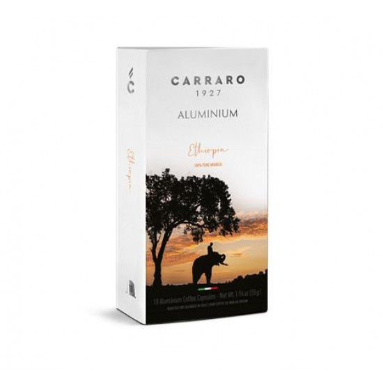 Kávékapszula, Nespresso® kompatibilis, 10 db, CARRARO "Ethiopia" Kávékapszula, Nespresso® kompatibilis, 10 db, CARRARO "Ethiopia"