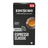 Kávékapszula, Nespresso® kompatibilis, 10 db, EDUSCHO "Espresso Classic"