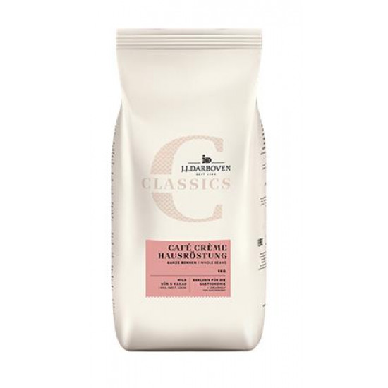 Kávé, pörkölt, szemes, 1000 g, "J.J. Darboven Café Créme Hausröstung"