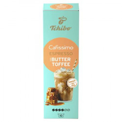 Kávékapszula, 10 db, TCHIBO "Cafissimo Espresso Buttertoffee"