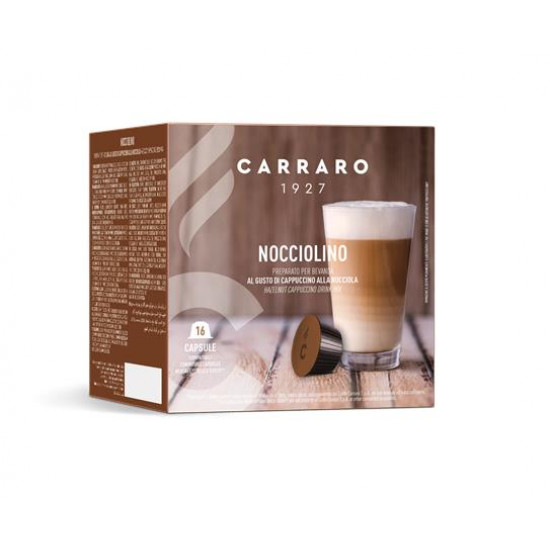 Kávékapszula, Dolce Gusto® kompatibilis, 16 db, CARRARO "Nocciolino" Kávékapszula, Dolce Gusto® kompatibilis, 16 db, CARRARO "Nocciolino"