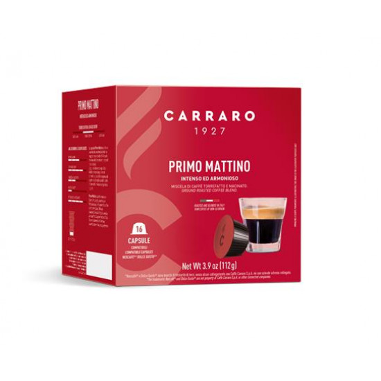 Kávékapszula, Dolce Gusto® kompatibilis, 16 db, CARRARO "Primo Mattino" Kávékapszula, Dolce Gusto® kompatibilis, 16 db, CARRARO "Primo Mattino"