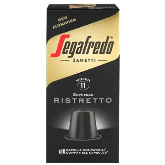 Kávékapszula, Nespresso® kompatibilis, 10 db, SEGAFREDO "Ristretto" Kávékapszula, Nespresso® kompatibilis, 10 db, SEGAFREDO "Ristretto"