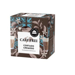 Kávékapszula, Dolce Gusto kompatibilis, 12 db, CAFE FREI "Cortado Cremoso"