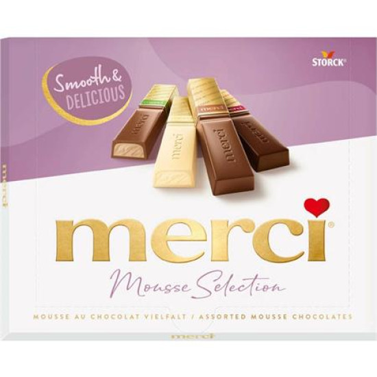 Desszert, 210 g, MERCI, Mousse válogatás