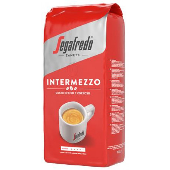 Kávé, pörkölt, szemes, 1000 g, SEGAFREDO "Intermezzo"