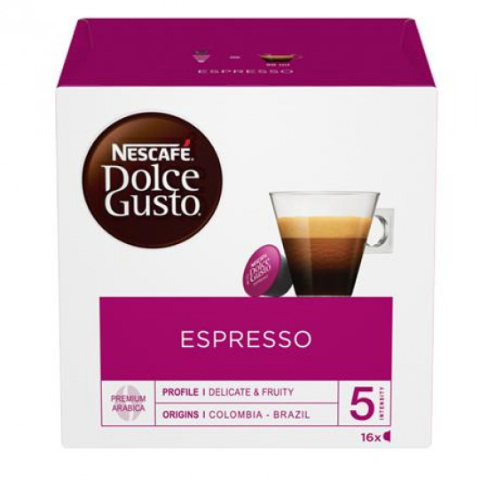 Kávékapszula, 16x7 g,  NESCAFÉ "Dolce Gusto Espresso"