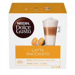 Kávékapszula, 8x2 db,  NESCAFÉ "Dolce Gusto Latte Macchiato" Kávékapszula, 8x2 db,  NESCAFÉ "Dolce Gusto Latte Macchiato"