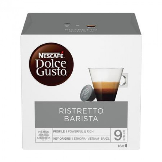 Kávékapszula, 16 db,  NESCAFÉ "Dolce Gusto Ristretto Barista"