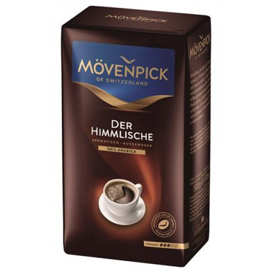 Kávé, pörkölt, őrölt, vákuumos csomagolásban, 500 g, MÖVENPICK "Himmlische"