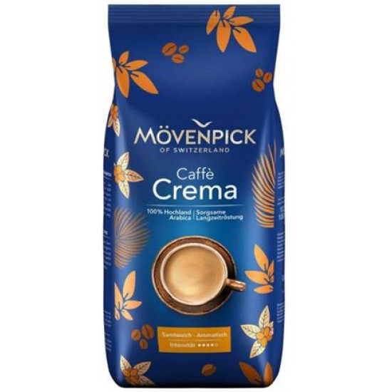 Kávé, pörkölt, szemes, 1000 g,  MÖVENPICK "Café Crema"