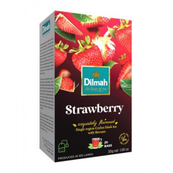 Fekete tea, 20x1,5g, DILMAH, eper Fekete tea, 20x1,5g, DILMAH, eper