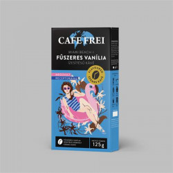 Kávé, pörkölt, szemes, 125 g, CAFE FREI "Miami vanília" fahéjjal és szerecsendióval Kávé, pörkölt, szemes, 125 g, CAFE FREI "Miami vanília" fahéjjal és szerecsendióval