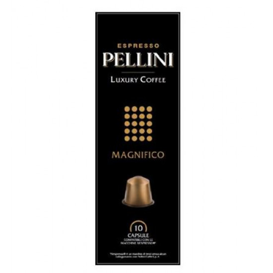 Kávékapszula, Nespresso® kompatibilis, 10 db, PELLINI, "Magnifico"