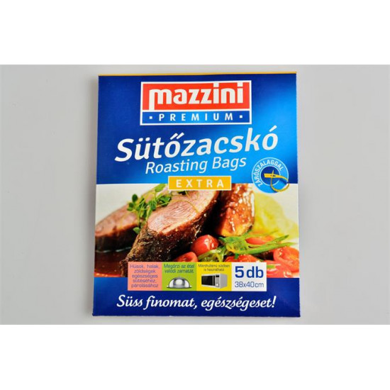 Sütőzacskó, extra, 5 db, 38x40 cm, MAZZINI "Premium"