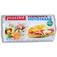 Hűtő- és uzsonnástasak, köthető füles, 1 l, MAZZINI, átlátszó Hűtő- és uzsonnástasak, köthető füles, 1 l, MAZZINI, átlátszó