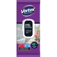 Nedves törlőkendő, fürdőszobai, 48 db, VORTEX Nedves törlőkendő, fürdőszobai, 48 db, VORTEX