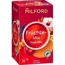 Gyümölcstea, 20x2,5 g, MILFORD "Fruitmix", vegyes gyümölcs Gyümölcstea, 20x2,5 g, MILFORD "Fruitmix", vegyes gyümölcs