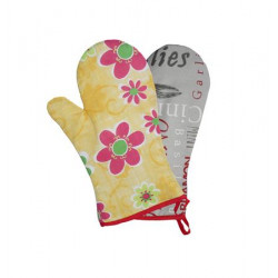 Konyhai kesztyű, hőálló, mintás, 29cm