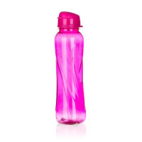 Kulacs, 610 ml, műanyag, rózsaszín, "Slim" Kulacs, 610 ml, műanyag, rózsaszín, "Slim"