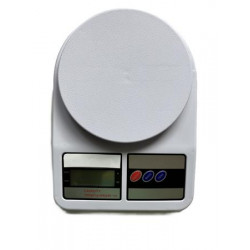 Konyhai mérleg, digitális, 7 kg terhelhetőség, fehér