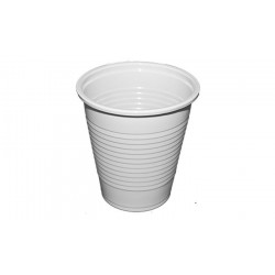 Műanyag pohár, 1,6 dl, fehér