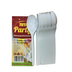 Kávéskanál, többször használatos, 20 db, TUTI "Party"
