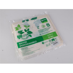 Ingvállas tasak, közepes, BIO, lebomló, 26x48+2x7 cm, 50 db, "Party"