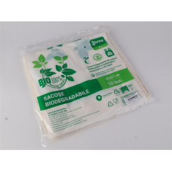 Ingvállas tasak, nagy, BIO, lebomló, 30x57+2x8 cm, 50 db, "Party"
